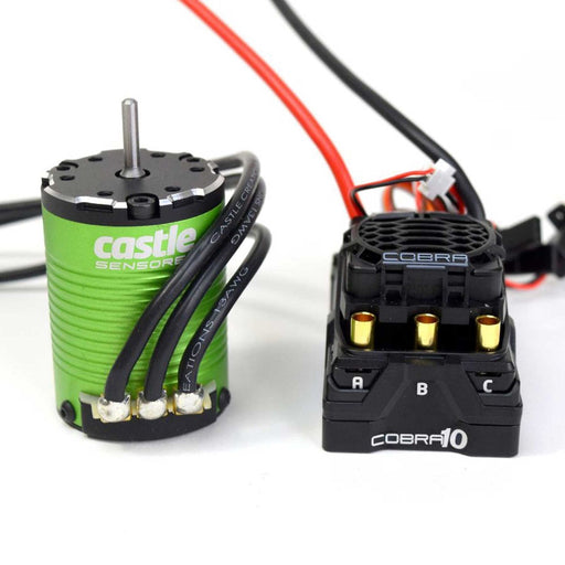 CSE010-0174-09 Cobra 10 Electronic Speed Control & 1410-3800KV Sensored Motor Combo