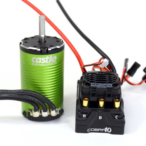CSE010-0174-13 Cobra 10 Electronic Speed Control & 1412-3200KV Sensored Motor Combo