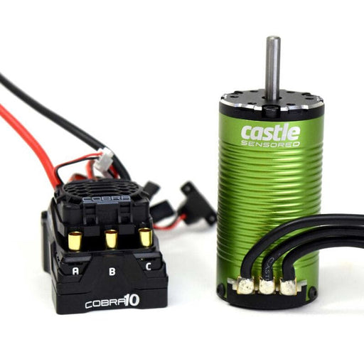 CSE010-0174-16 Cobra 10 Electronic Speed Control & 1415-2400KV Sensored Motor Combo, 5mm Shaft