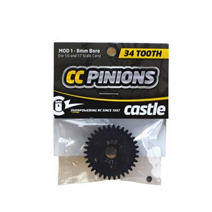 CSE010006533 Pinion Gear, 34T MOD 1, 8mm Shaft
