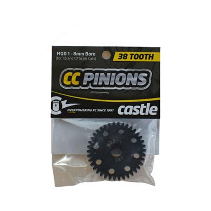 CSE010006535 Pinion Gear, 38T MOD 1, 8mm Shaft
