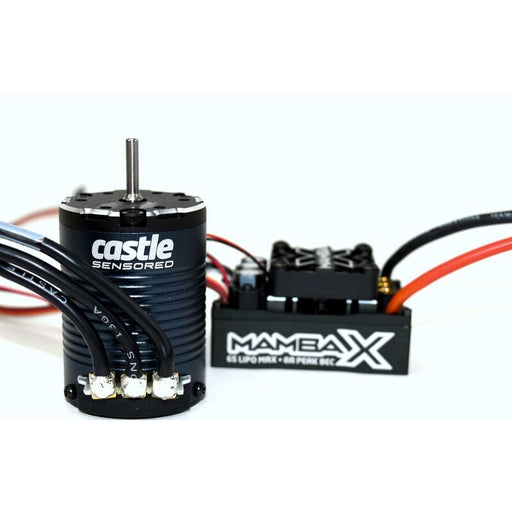 CSE010015508 Mamba X Waterproof ESC/1406-1900Kv Sensored Brushless Motor Combo: 4mm Bullet