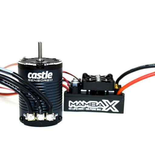 CSE010015509 Mamba X Waterproof ESC/1406-2280Kv Sensored Brushless Motor Combo: 4mm Bullet