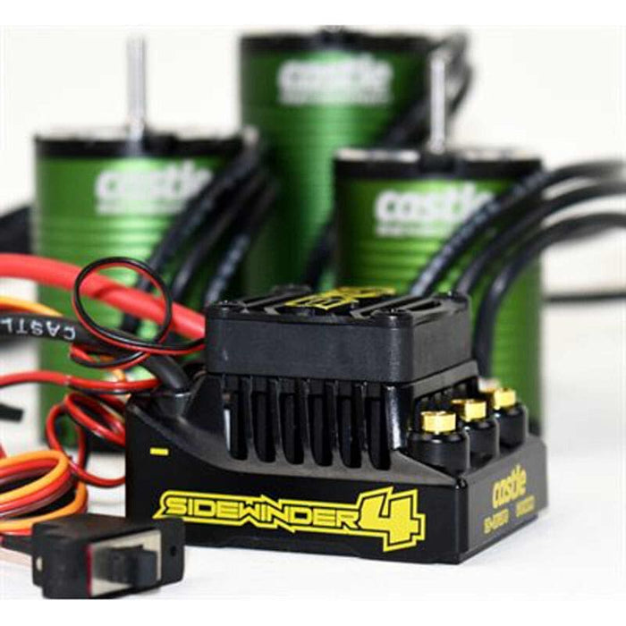 CSE010016409 Sidewinder 4 Sensorless Waterproof ESC & 1412-2100kv Sensored Motor Combo (5mm Shaft)