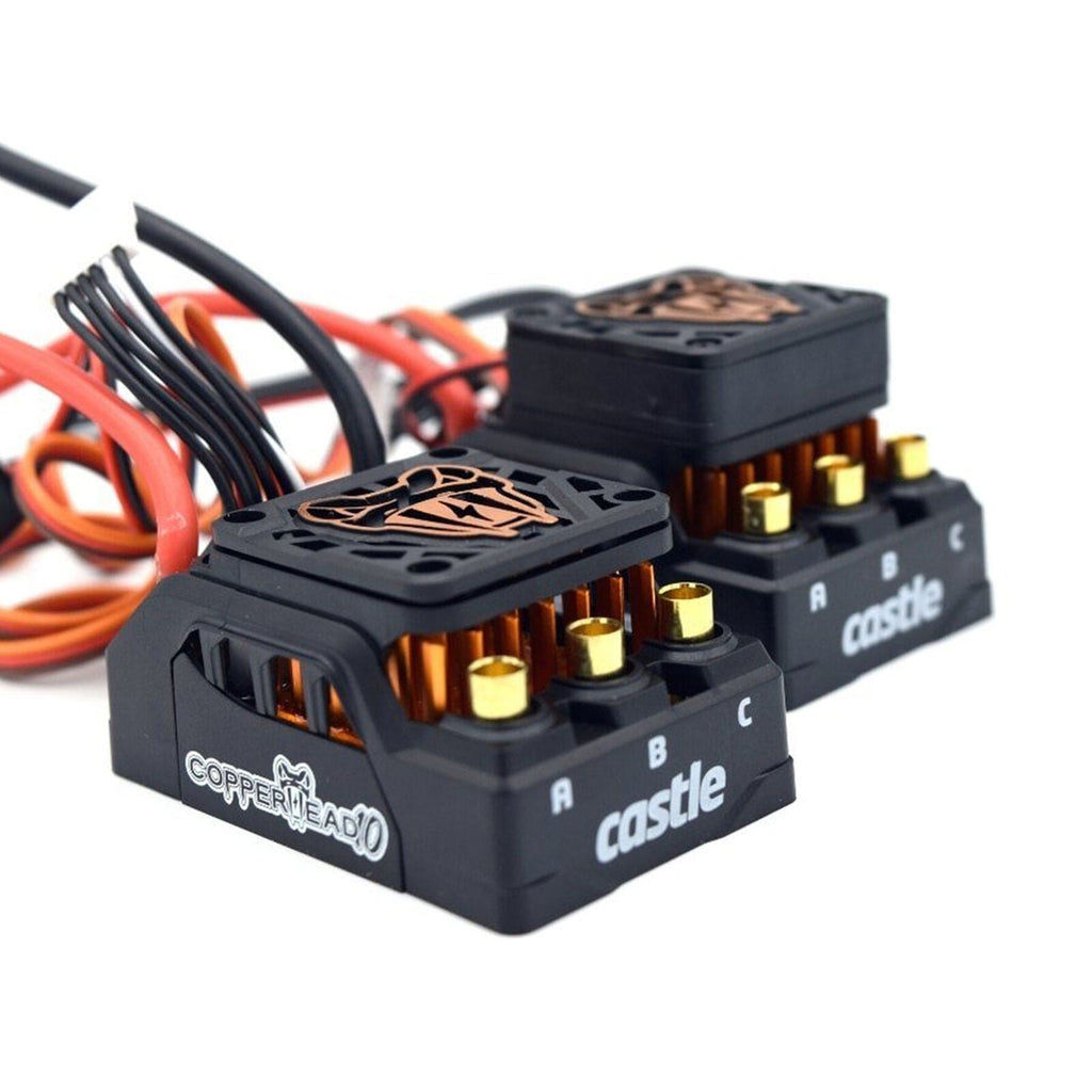 CSE010016616 COPPERHEAD 10 Sensored ESC & 1415-2400Kv Motor Combo, 5mm