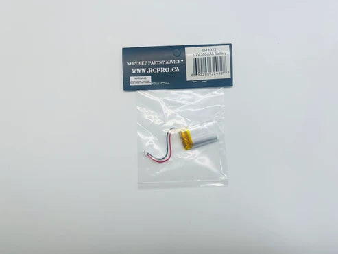 D43022 D43 3.7V 300mAh Battery D43022