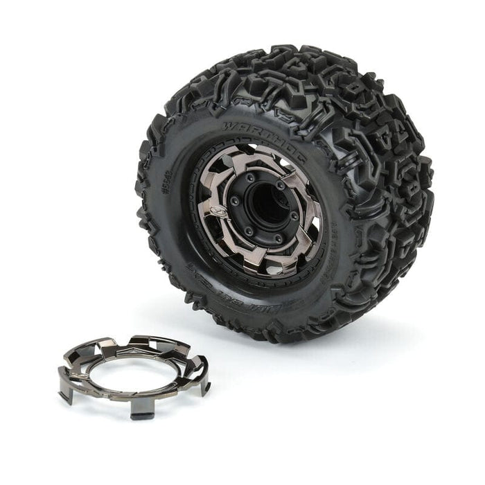 DTX2821 Clip-Lock Wheel Face Black Chrome for Ripper 2.8" Wheel (2)