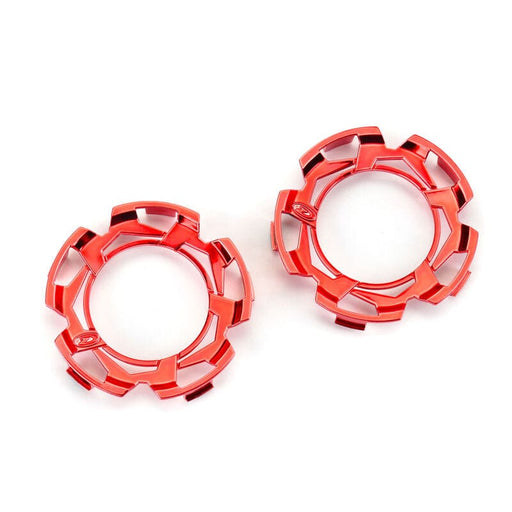 DTX2822 Clip-Lock Wheel Face Red Chrome for Ripper 2.8" Wheel (2)