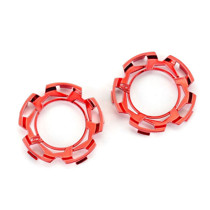 DTX2822 Clip-Lock Wheel Face Red Chrome for Ripper 2.8" Wheel (2)