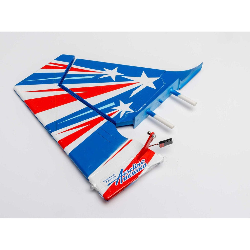EFL-1059 Painted Vertical Fin and Rudder w/LED; Decathlon 1.2m