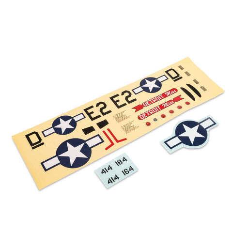 EFL-1092 Decal Sheet: UMX P-51 "Detroit Miss"