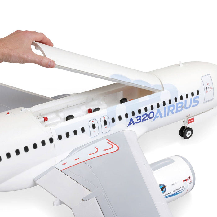 EFL-1493 Airbus A320neo Twin 64mm EDF BNF Basic with AS3X+ and SAFE Select