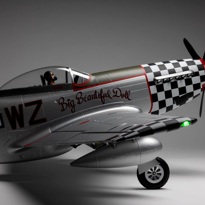 EFL-3359 E-Flite P-51D Mustang Big Beautiful Doll 1.5m BNF AS3X+ SAFE
