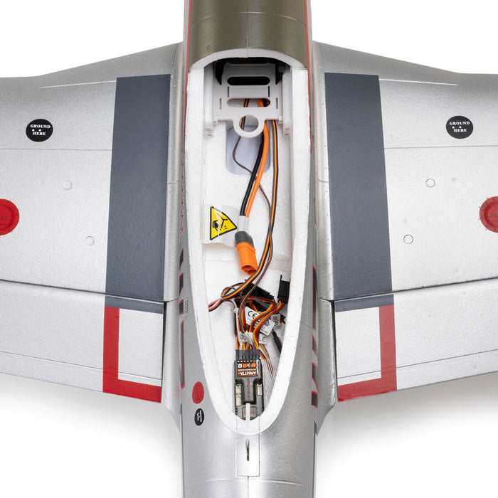 EFL-3359 E-Flite P-51D Mustang Big Beautiful Doll 1.5m BNF AS3X+ SAFE