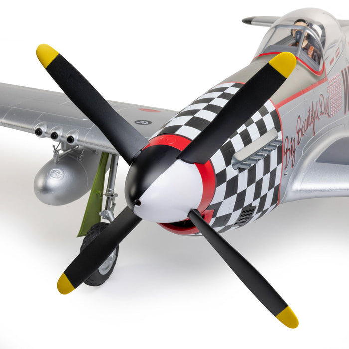 EFL-3359 E-Flite P-51D Mustang Big Beautiful Doll 1.5m BNF AS3X+ SAFE