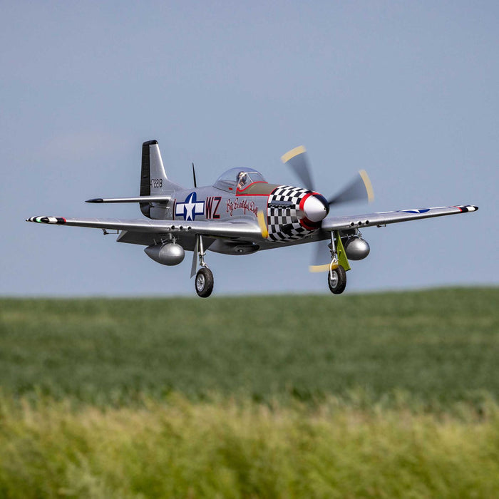 EFL-3359 E-Flite P-51D Mustang Big Beautiful Doll 1.5m BNF AS3X+ SAFE