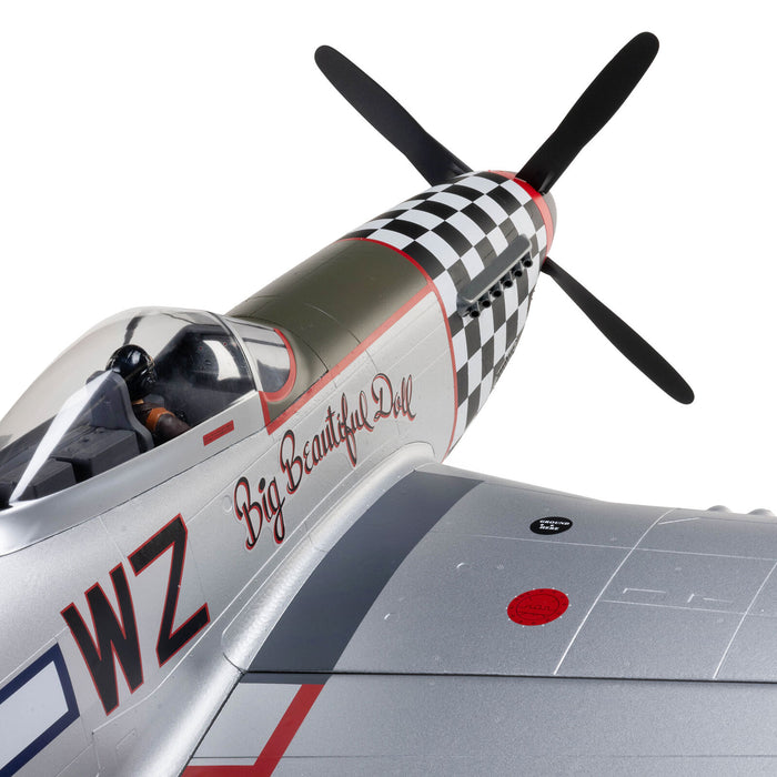 EFL-3360 E-Flite P-51 Mustang Big Beautiful Doll 1.5m PNP
