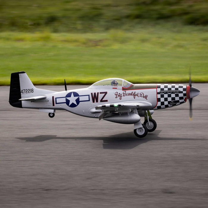EFL-3360 E-Flite P-51 Mustang Big Beautiful Doll 1.5m PNP