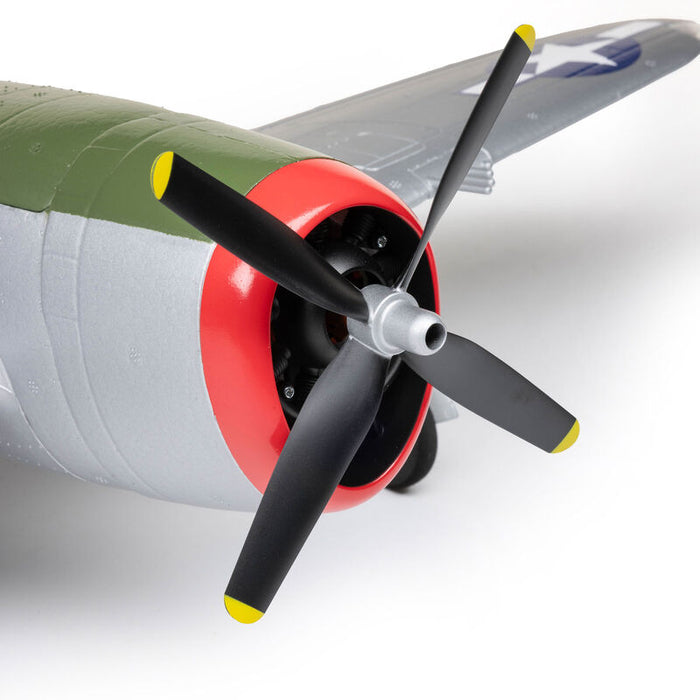 EFL07050 E-Flite Micro P-47 Thunderbolt 625mm w/Retracts BNF Basic