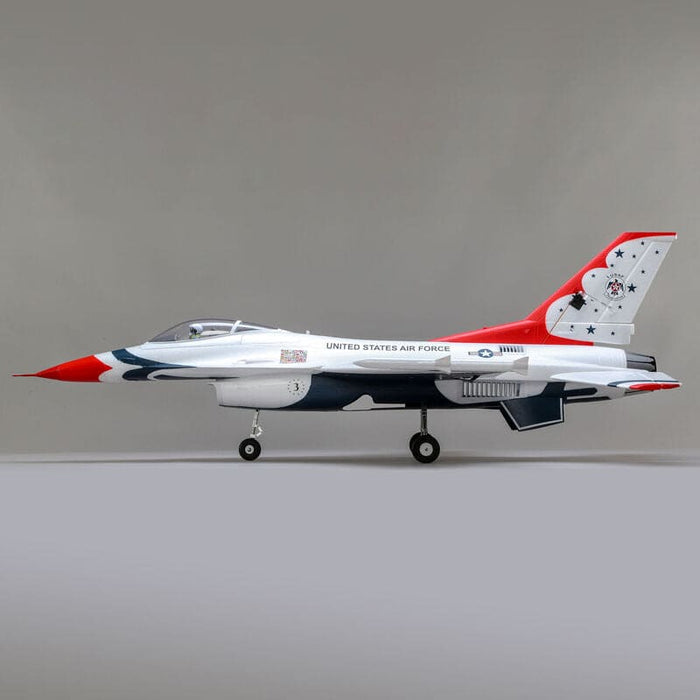 EFL178500  F-16 Thunderbirds 70mm EDF Jet BNF Basic with AS3X and SAFE Select***By ordering from the sale, it is final sale
