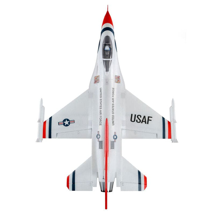 EFL178500  F-16 Thunderbirds 70mm EDF Jet BNF Basic with AS3X and SAFE Select***By ordering from the sale, it is final sale