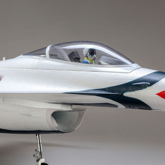 EFL178500  F-16 Thunderbirds 70mm EDF Jet BNF Basic with AS3X and SAFE Select***By ordering from the sale, it is final sale