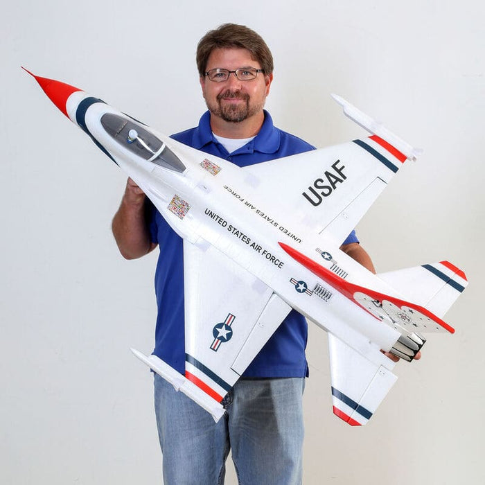 EFL178500  F-16 Thunderbirds 70mm EDF Jet BNF Basic with AS3X and SAFE Select***By ordering from the sale, it is final sale