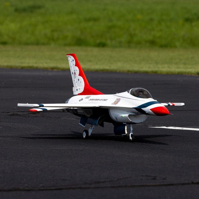 EFL87950 F-16 Thunderbirds 80mm EDF BNF Basic with AS3X and SAFE Select