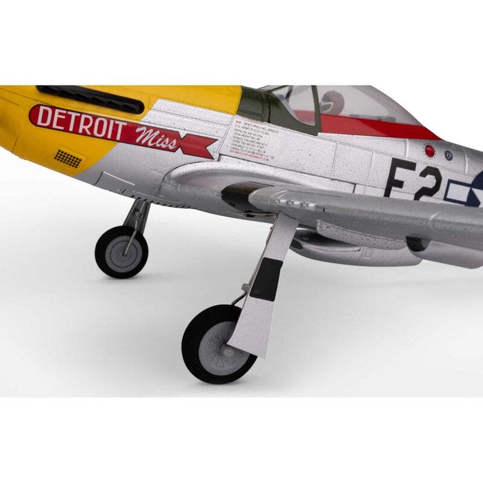 EFLU7350 UMX P-51D Mustang Detroit Miss BNF Basic with AS3X and SAFE S