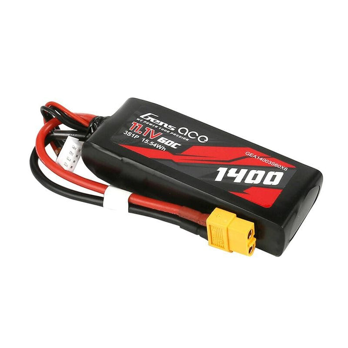GEA14003S60X6 11.1V 1400mAh 3S 60C LiPo: XT60