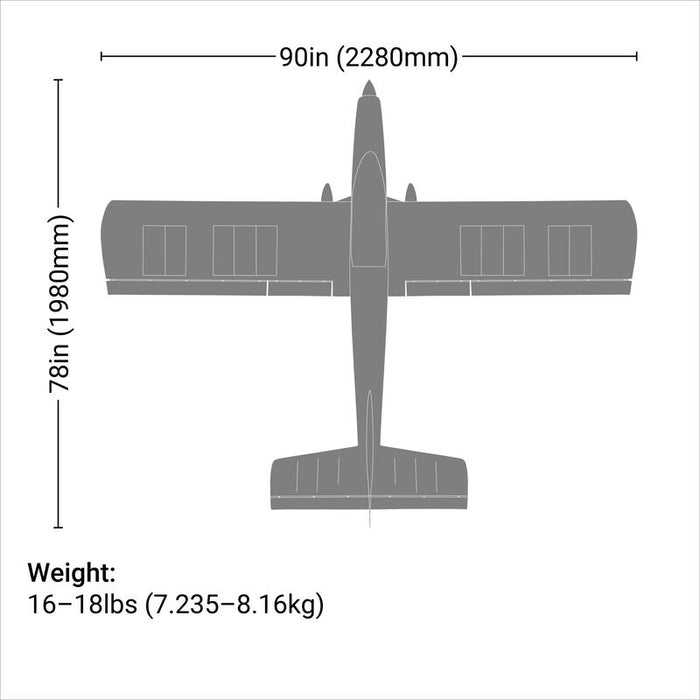HAN2370 Tiger 30cc ARF, 90"