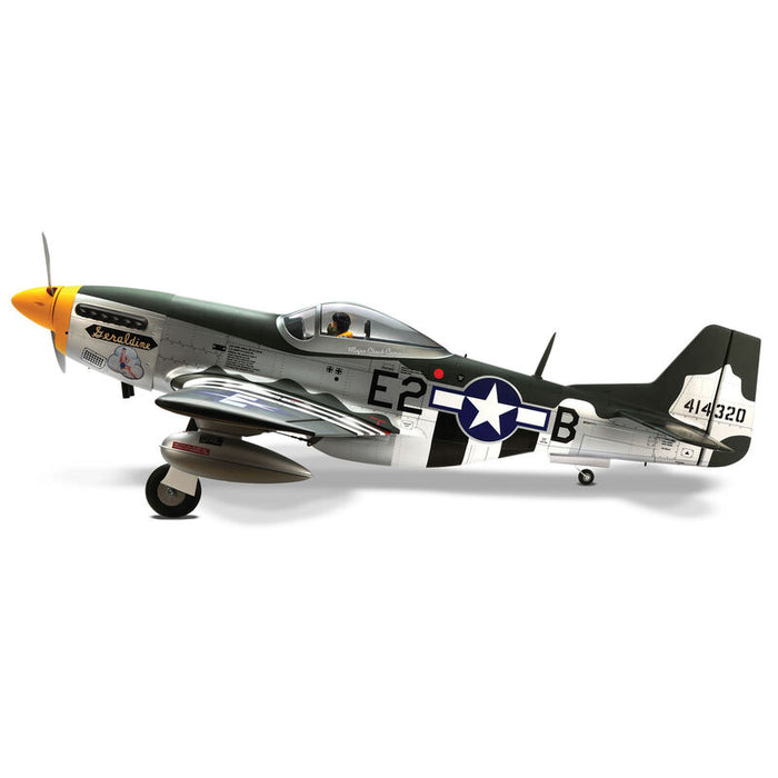 HAN2820BRME Hangar 9 P-51D Mustang 20cc ARF w/ BLX Motor, ESC, Retract Set