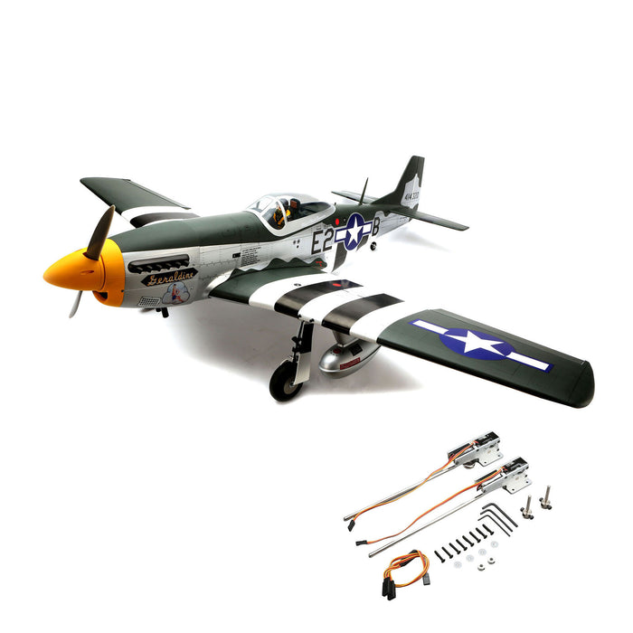HAN2820BR Hangar 9 P-51D Mustang 20cc ARF w/ E-Flite Retract Combo