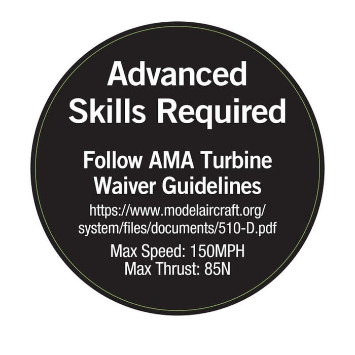 HAN3390BCKT86 Aermacchi MB-339 60-86N Scale Military Turbine Jet ARF, 84" with KingTech K-86G4+ Turbine Combo