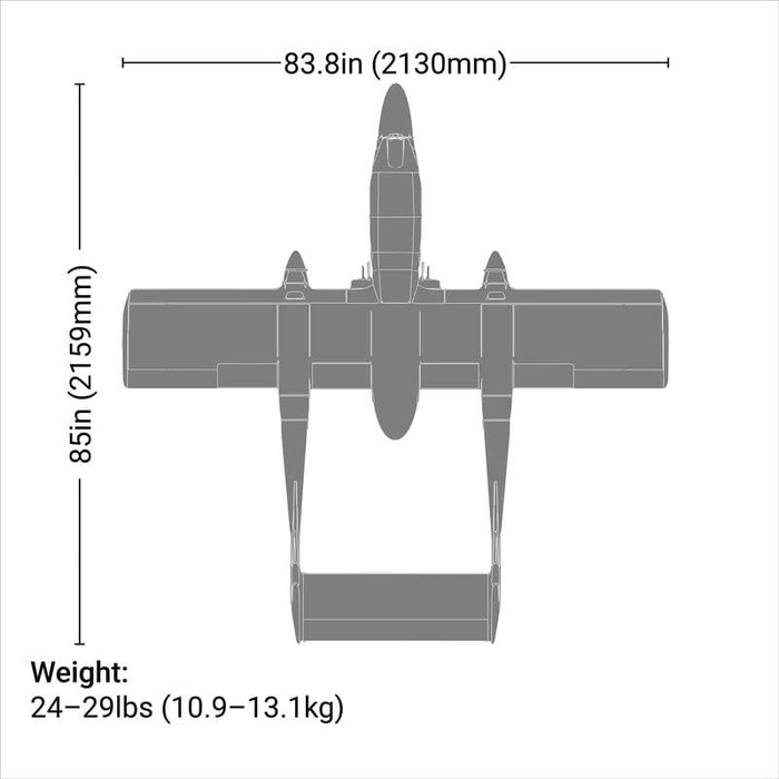 HAN5055 OV-10 Bronco 20cc ARF, 84? with Landing Gear Set***By ordering from the sale, it is final sale