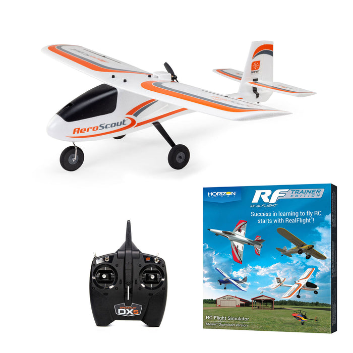 HBZ380002 HobbyZone AeroScout S 2 1.1m RTF Basic w/RealFlight, AS3X+ SAFE
