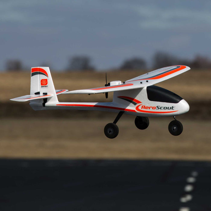 HBZ380002 HobbyZone AeroScout S 2 1.1m RTF Basic w/RealFlight, AS3X+ SAFE