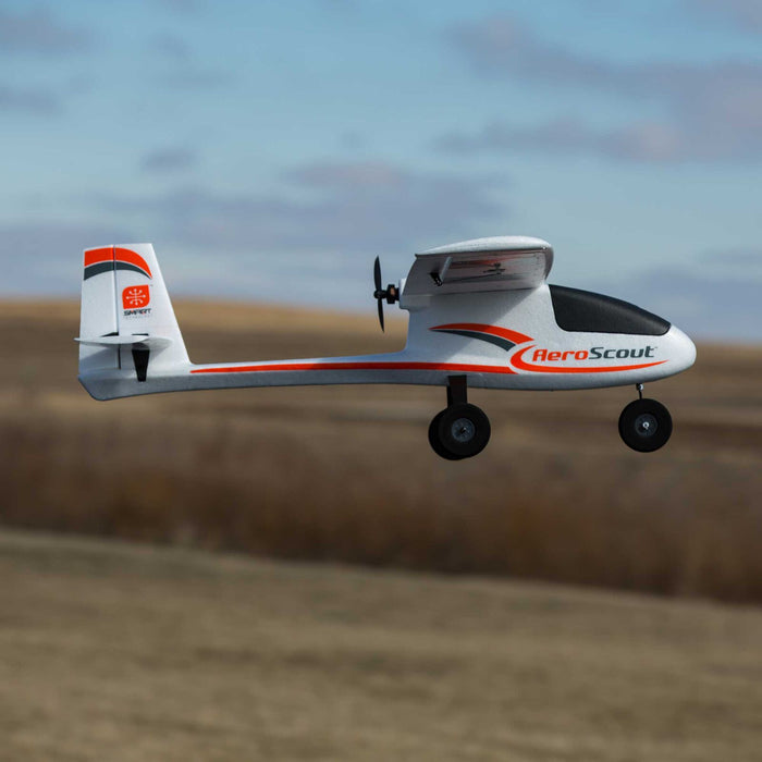 HBZ380002 HobbyZone AeroScout S 2 1.1m RTF Basic w/RealFlight, AS3X+ SAFE