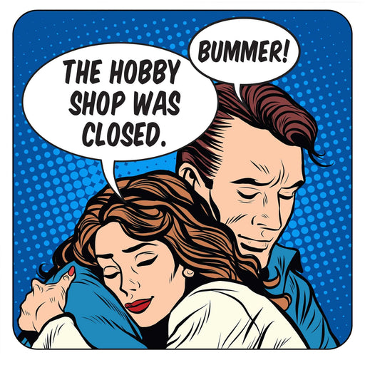 HHDSTK3 Hobby Shop Closed Sticker