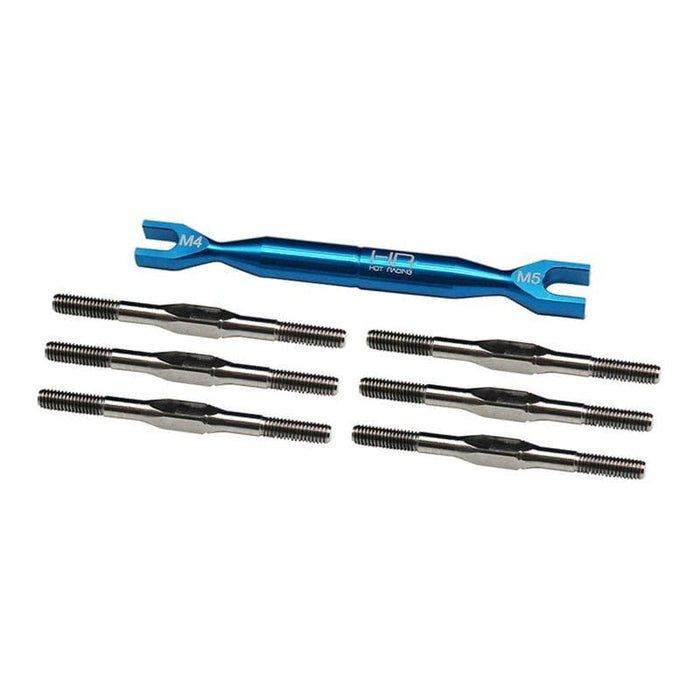 HRAAB7160T 3.5mm Titanium Turnbuckle Set, 1/10 Team Associated RC10B7/ RC10B7D