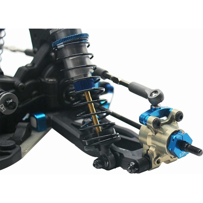 HRAAB722HRC Hot Racing Aluminum Rear High Roll Center Hub Set, 1/10 Team Associated RC10B7