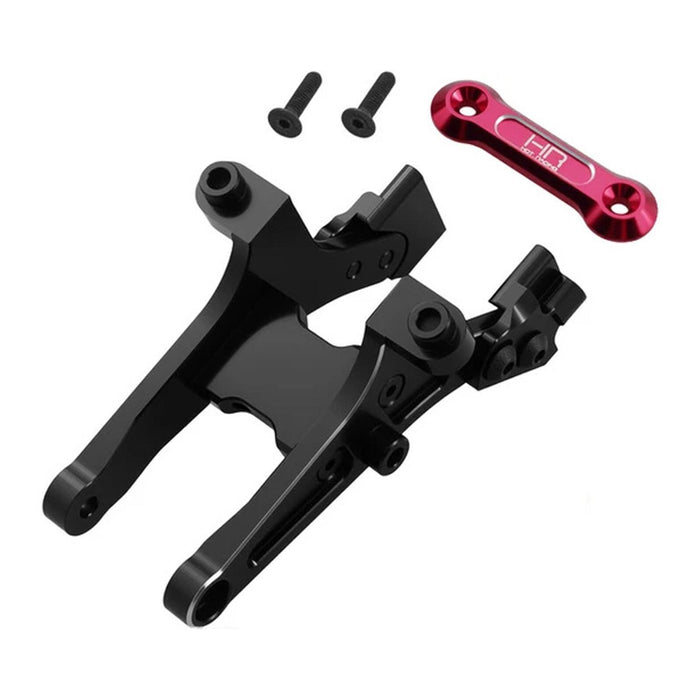 HRAAMN40M02Hot Racing Aluminum Wing Mount & Brace, Red, 1/16 ARRMA Mini Kraton