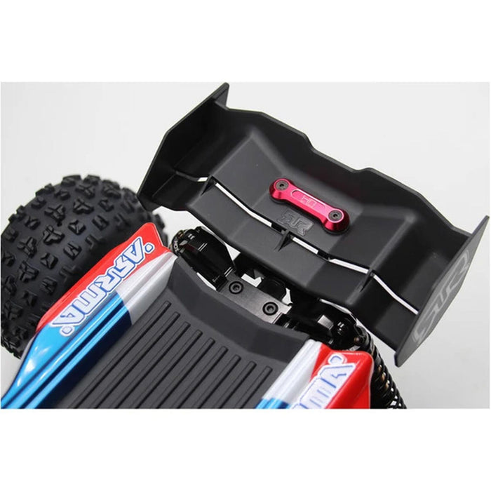 HRAAMN40M02Hot Racing Aluminum Wing Mount & Brace, Red, 1/16 ARRMA Mini Kraton