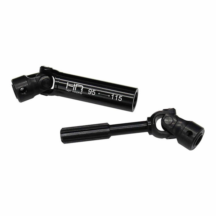 HRAAXPE37XH Hot Racing Steel Heavy Duty Telescoping Center Driveshafts, 1/8 Axial AXP8 Gilamon (2)