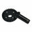 HRAGRM9302F Hot Racing Steel Front Helical 30T Ring Gear & 12T Pinion Gear Set, ARRMA GROM & Losi NASCAR Vehicles
