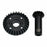 HRAGRM9302F Hot Racing Steel Front Helical 30T Ring Gear & 12T Pinion Gear Set, ARRMA GROM & Losi NASCAR Vehicles