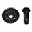 HRAGRM9302R Hot Racing Steel Rear Helical 30T Ring Gear & 12T Pinion Gear Set, ARRMA GROM & Losi NASCAR Vehicles