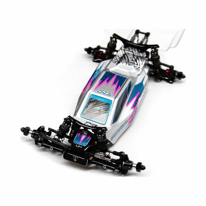 HRALMCB14HL01 Hot Racing Aluminum +5mm High Speed Chassis Kit, 1/24 Losi Micro-B
