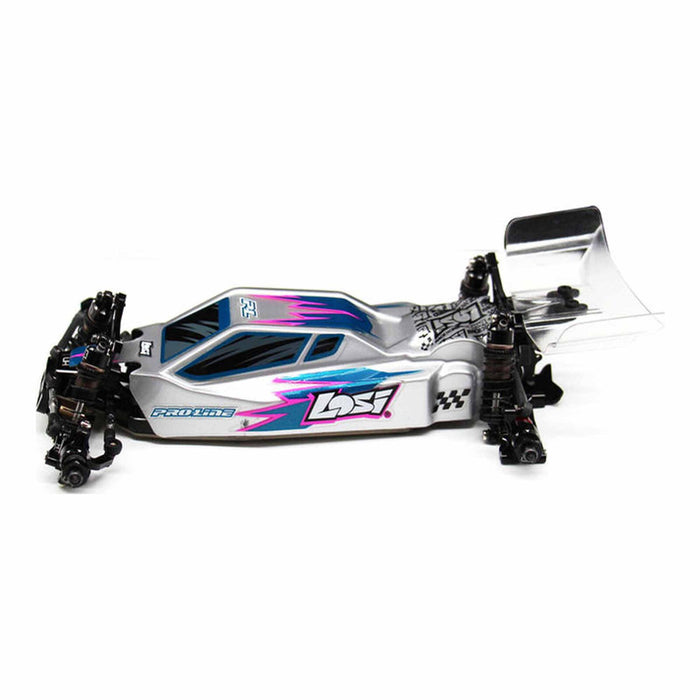 HRALMCB14HL01 Hot Racing Aluminum +5mm High Speed Chassis Kit, 1/24 Losi Micro-B