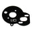 HRALMCB18A01 Support moteur réglable en aluminium usiné CNC Hot Racing, Losi Micro-B 1/24